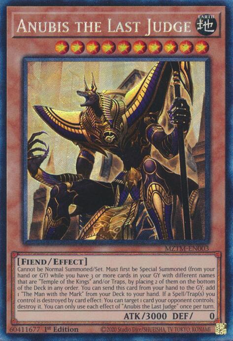 Anubis le Juge Suprême (Collector's Rare) [MZTM-FR003] Collector's Rare