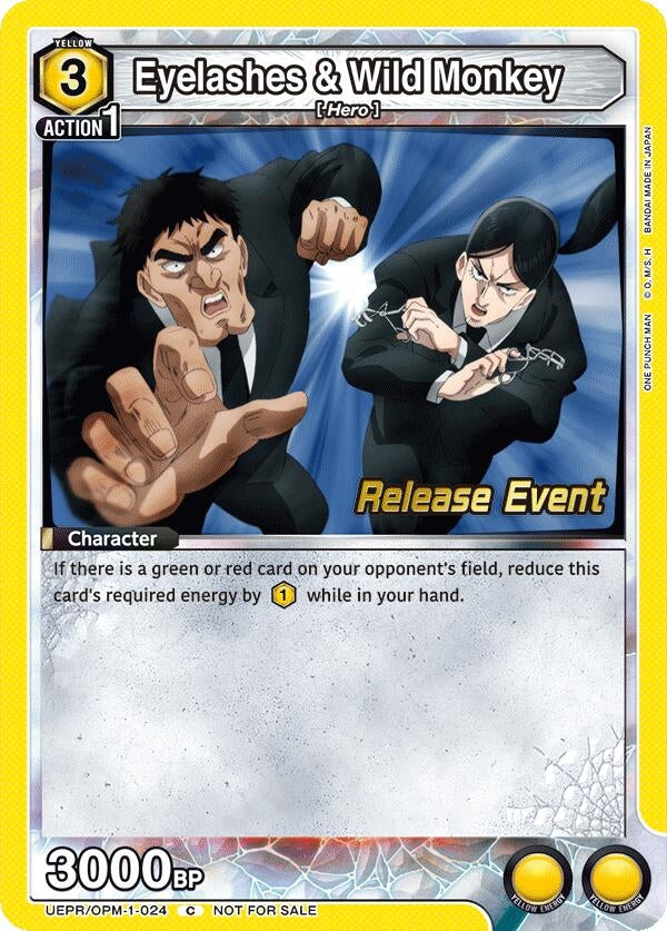 Image for Eyelashes & Wild Monkey (UEPR/OPM-1-024) (UE06BT_RE) - Union Arena