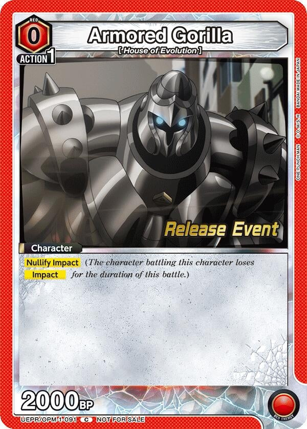 Image for Armored Gorilla (UEPR/OPM-1-091) (UE06BT_RE) - Union Arena