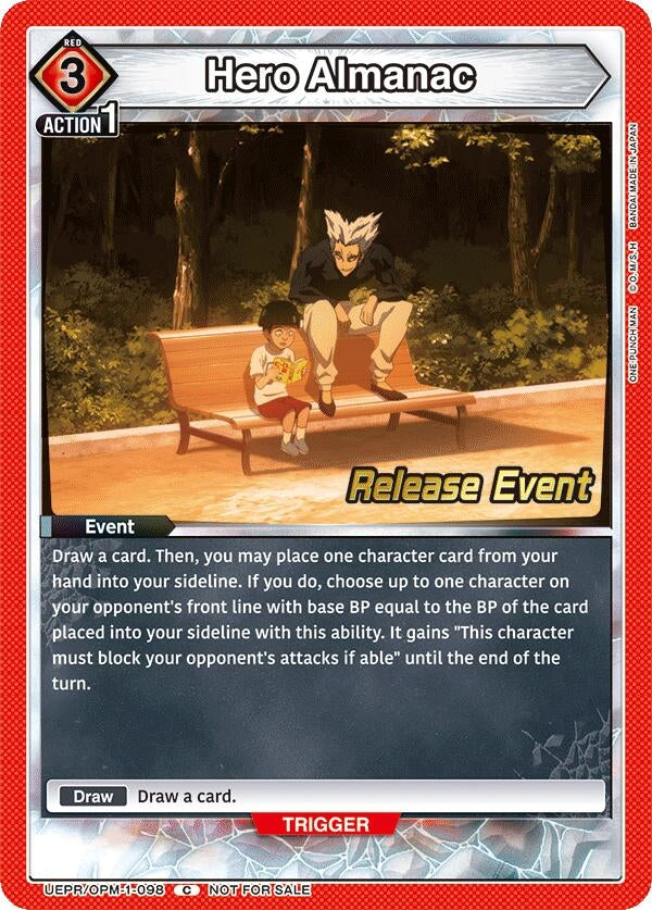 Image for Hero Almanac (UEPR/OPM-1-098) (UE06BT_RE) - Union Arena