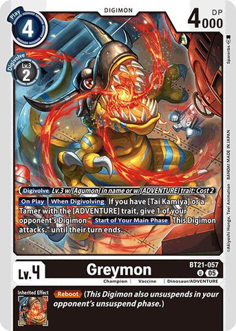 Greymon [BT21-057] [Convergence Mondiale]