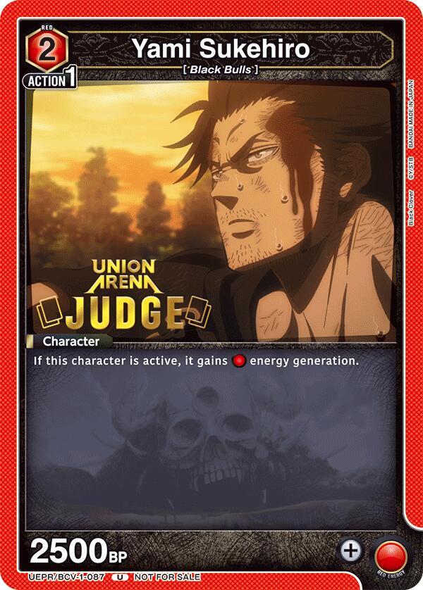 Yami Sukehiro (Judge Pack) - Union Arena Promotion Cards (UEPR)