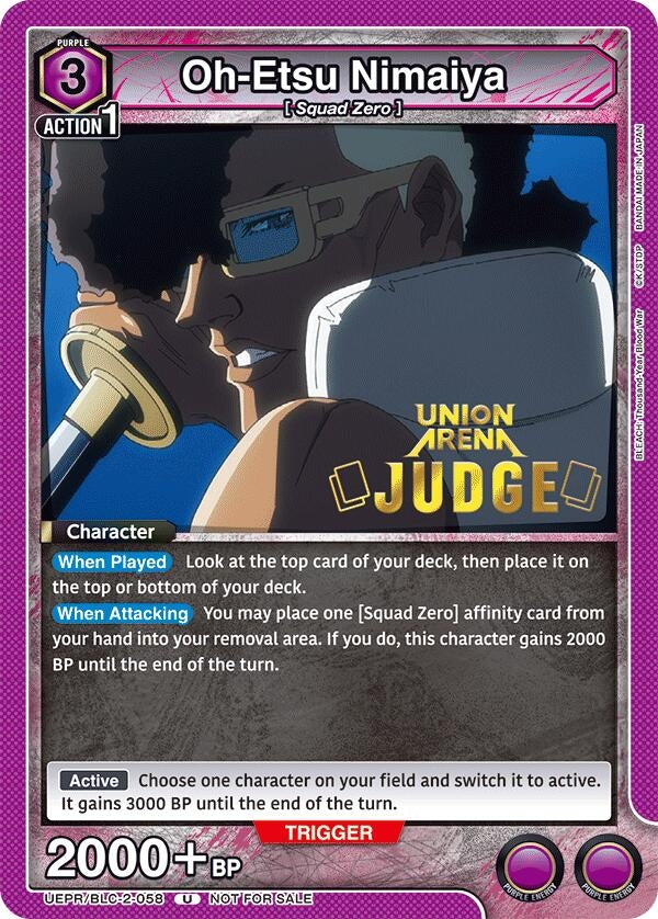 Image for Oh-Etsu Nimaiya (Judge Pack) (UEPR/BLC-2-058) (UEPR) - Union Arena