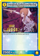 Image for Asuna (Stacia, the Goddess of Creation) (Judge Pack) (UEPR/SAO-1-020) (UEPR) - Union Arena