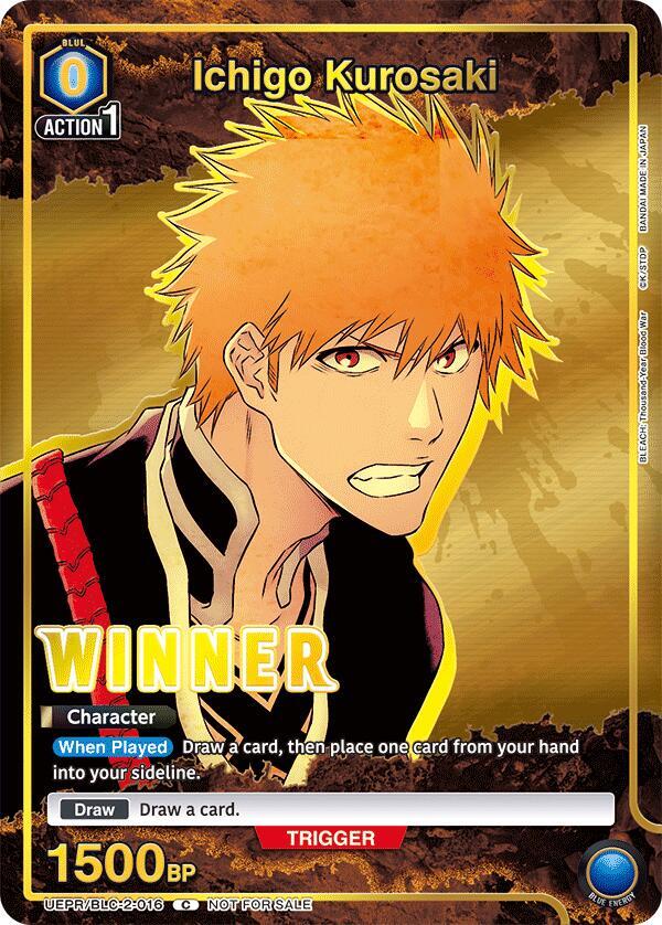 Ichigo Kurosaki (Vainqueur) - Cartes promotionnelles Union Arena (UEPR)