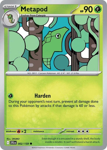 Metapod (002/159) [Escarlata y Púrpura: Viajes extraordinarios]