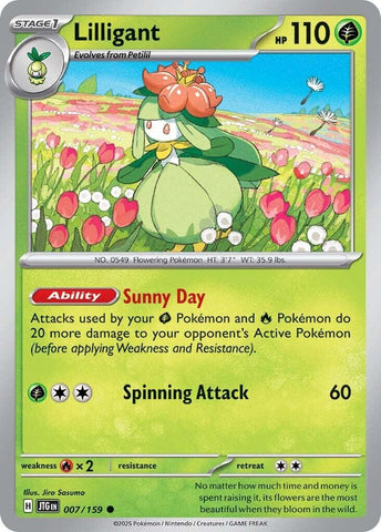 Lilligant (007/159) [Escarlata y Púrpura: Viaje Unido]