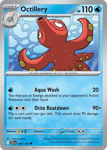 Octillery (034/159) [Escarlata y Púrpura: Viaje Juntos]