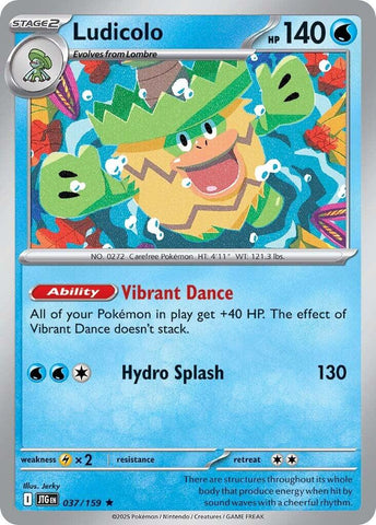 Ludicolo (037/159) [Escarlata y Púrpura: Juntos de Viaje]