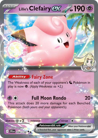 Clefairy ex de Lylia (056/159) [Escarlata y Púrpura: Viaje Juntos]
