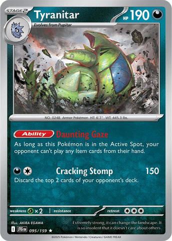Tyranitar (095/159) [Escarlata y Púrpura: Viaje Juntos]