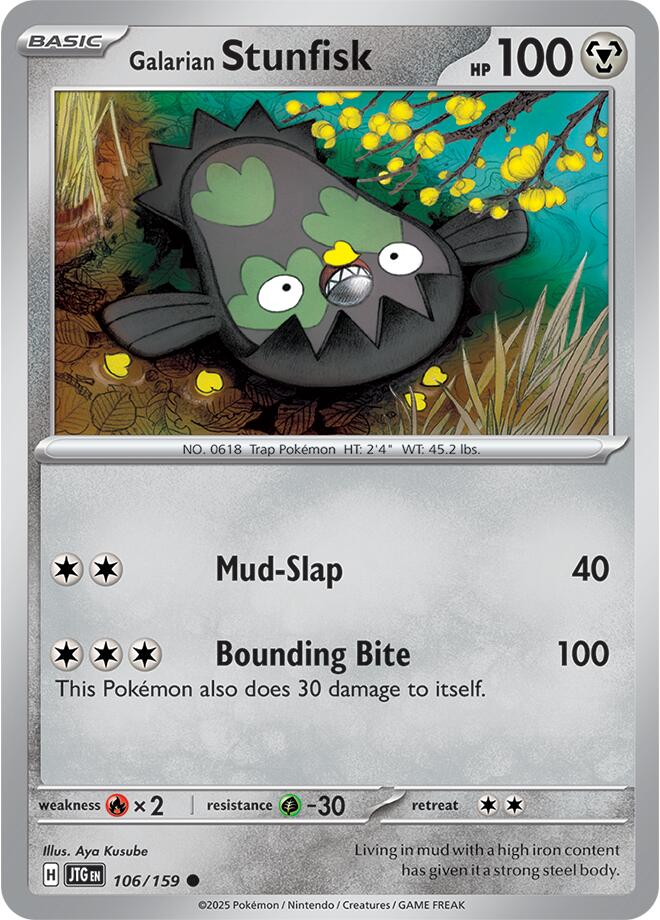 Galarian Stunfisk (106/159) [Écarlate et Violet : Voyage Ensemble]