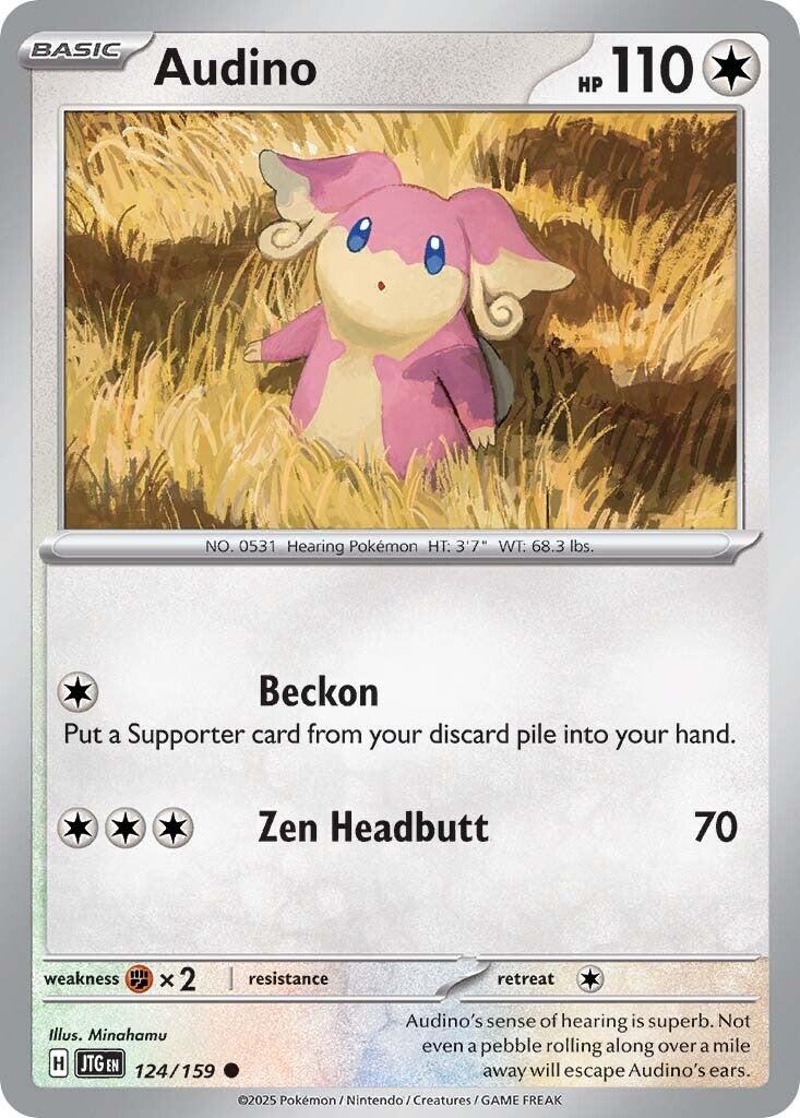 Audino (124/159) [Escarlata y Púrpura: Viaje Juntos]