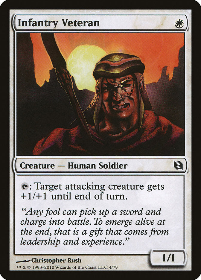 Vétéran de l'infanterie [Decks de duellistes : Elspeth contre Tezzeret]