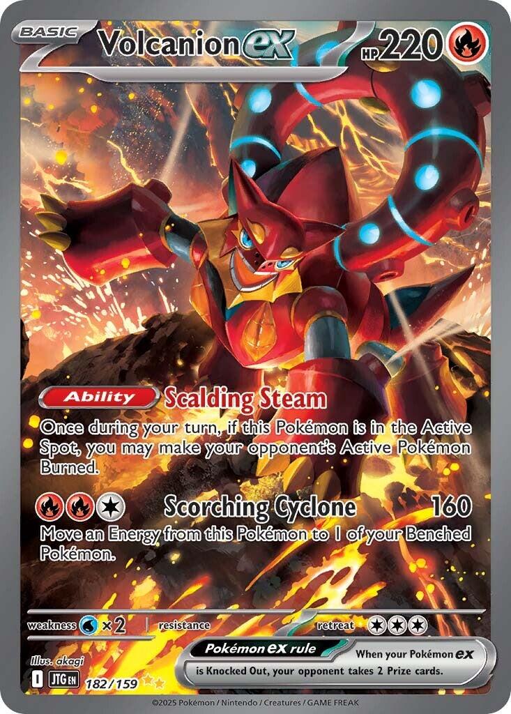 Volcanion ex (182/159) [Écarlate et Violet : Voyage Ensemble]