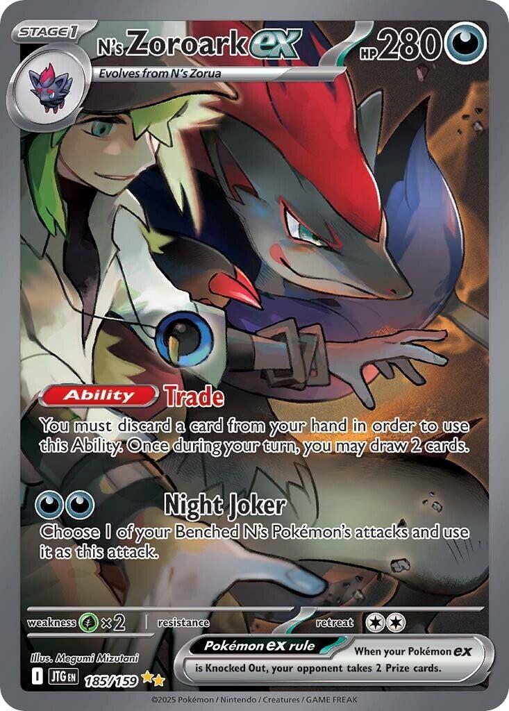 Le Zoroark-ex de N (185/159) [Écarlate et Violet : Voyage Ensemble]