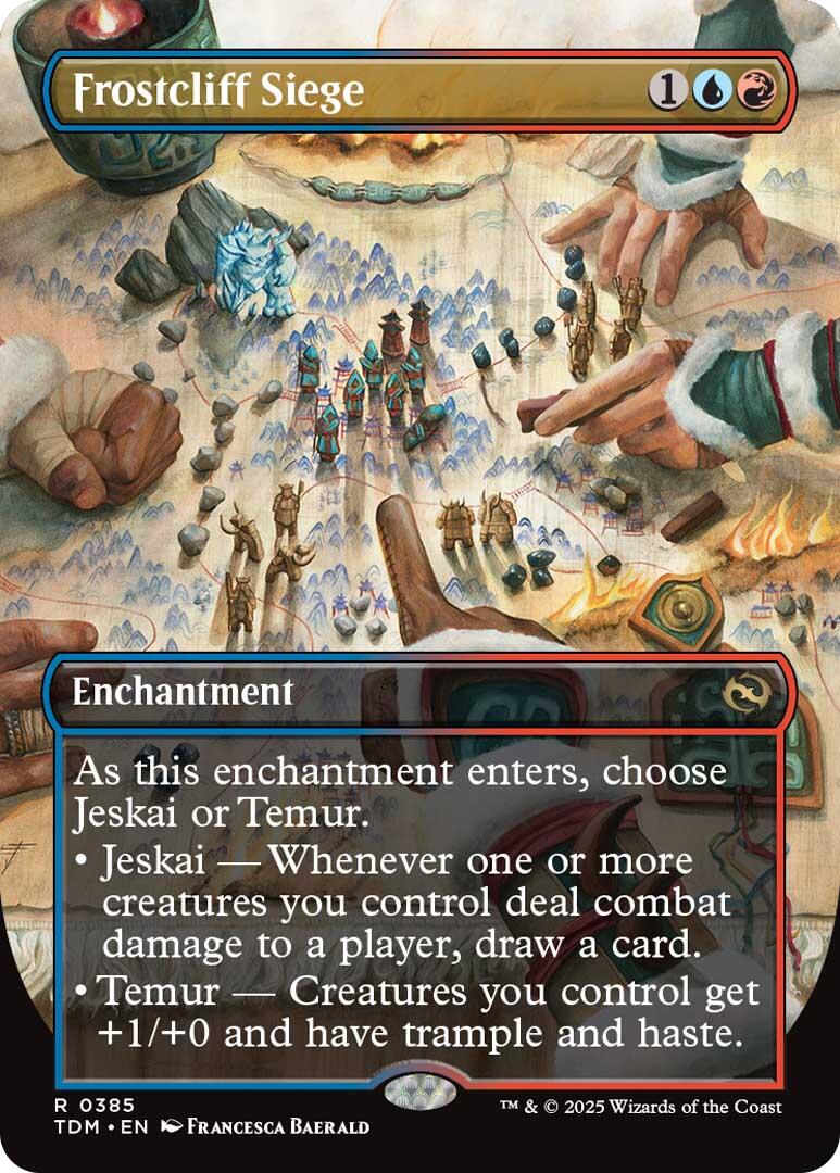 Siège de Givre Falaise (Sans bordure) [Tarkir : Orage draconique]