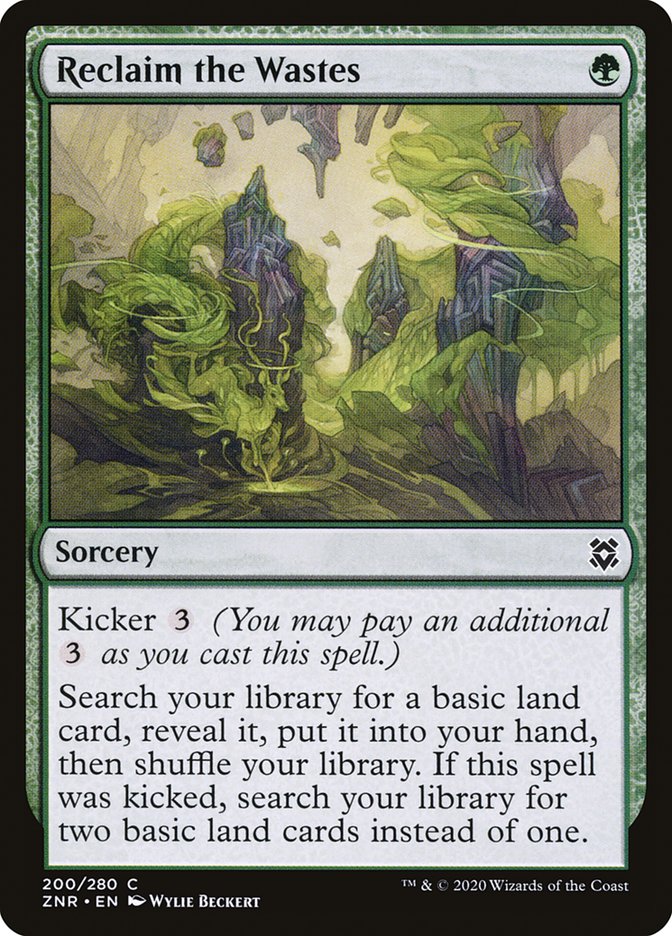 Récupérer les terres dévastées [L'invasion de Zendikar]