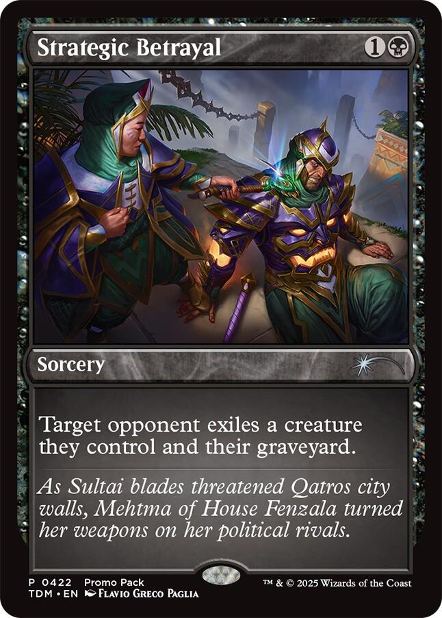 Trahison stratégique [Tarkir: Promos Draco-tempête]