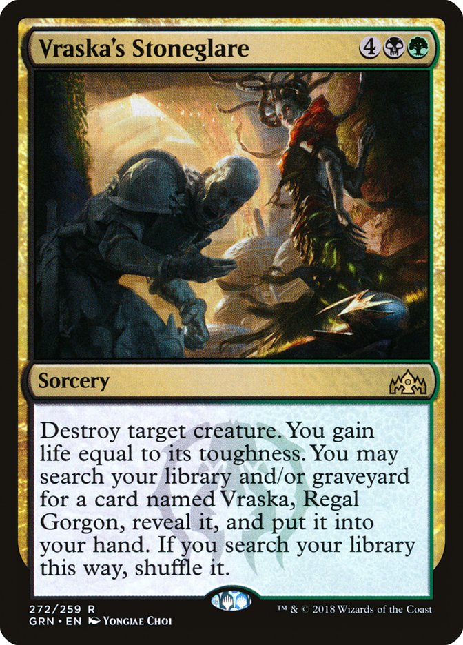 Regard de pierre de Vraska [Guilds of Ravnica]