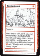 Bombardement (Édition 2021) [Cartes de test des boosters mystères]