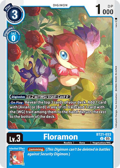 Floramon [BT21-033] [Convergence mondiale]