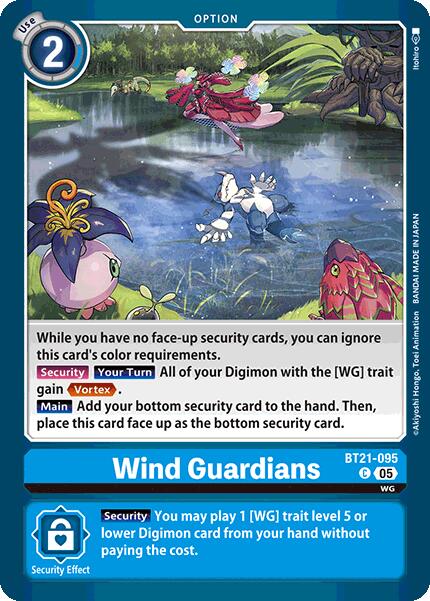 Gardes du vent [BT21-095] [Convergence mondiale]