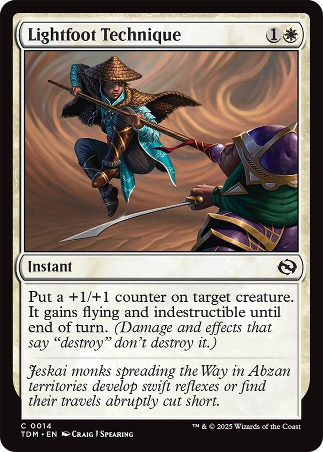 Technique à pas légers [Tarkir : Tempête draconique]