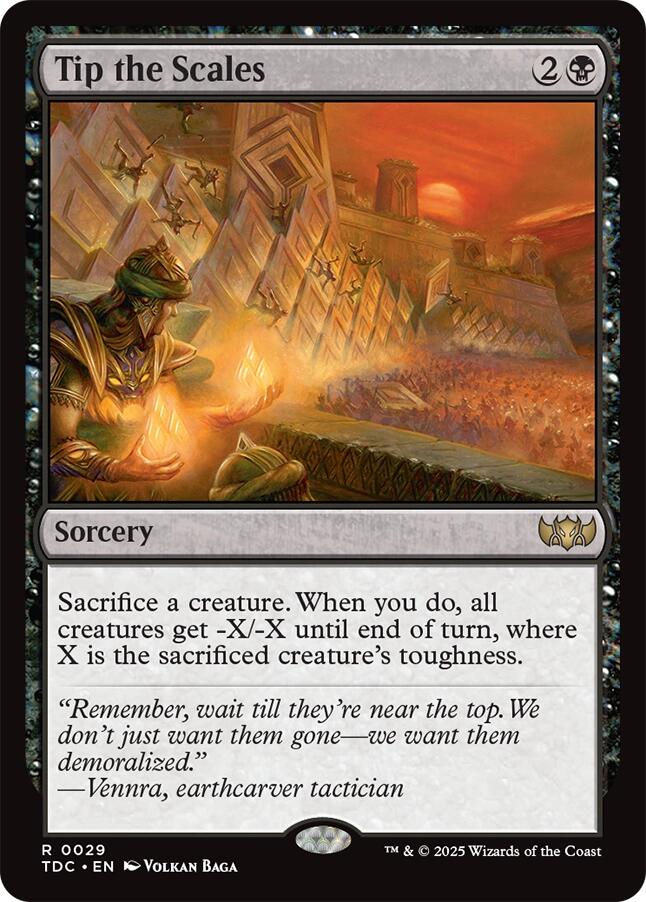 Inclinar la balanza [Tarkir: Dragonstorm Commander]