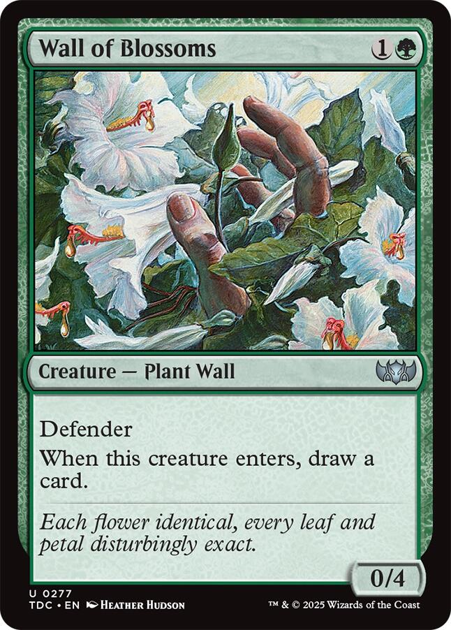 Mur de floraisons [Tarkir : Dragonstorm Commander]