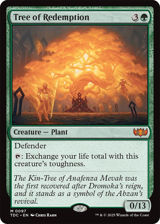 Árbol de la redención [Tarkir: Dragonstorm Commander]