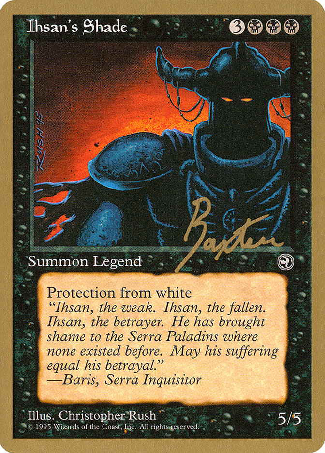 Sombra de Ihsan (George Baxter) [Pro Tour Collector Set]