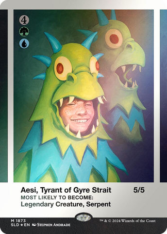 Aesi, tirano del Estrecho de Gyre (Foil arcoíris) [Serie de lanzamientos de Secret Lair]