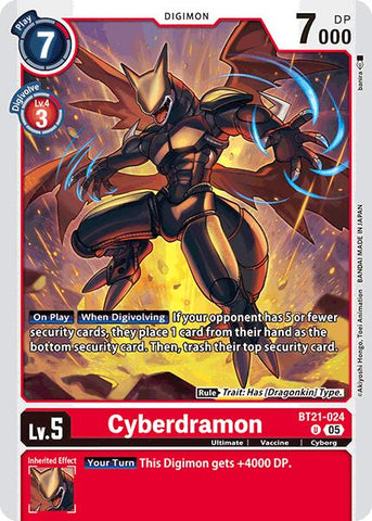 Cyberdramon [BT21-024] [Convergence Mondiale]