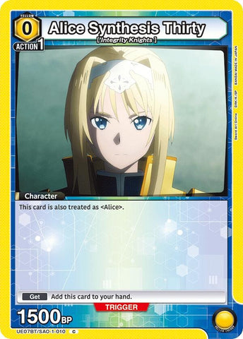 Image for Alice Synthesis Thirty (010) (Box Topper Foil) (UE07BT/SAO-1-010) (UE07BT) - Union Arena