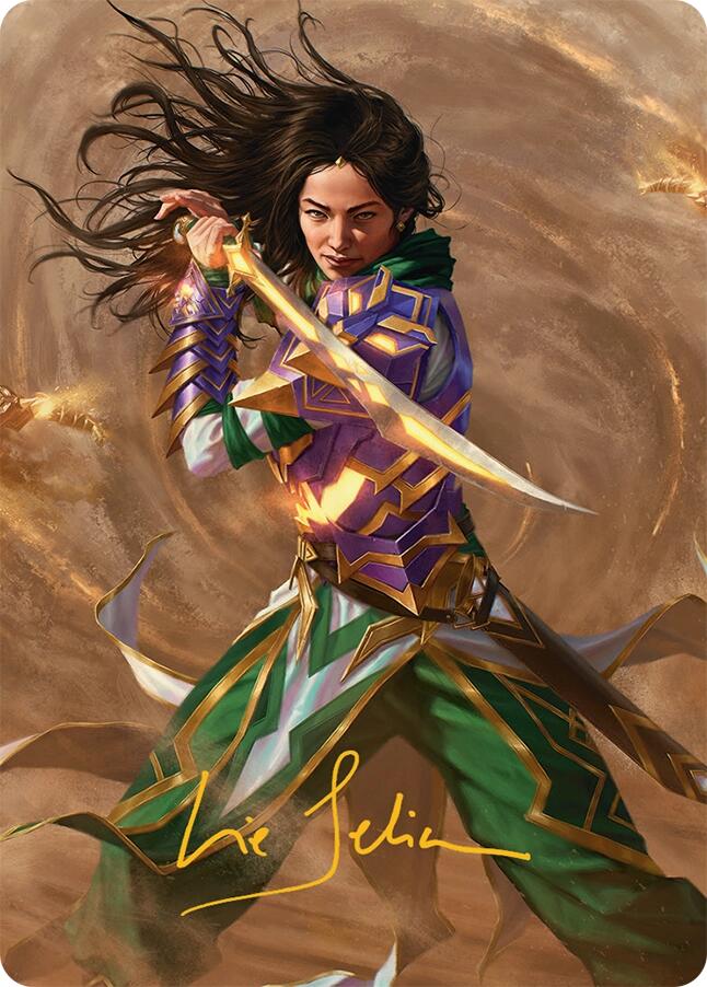 Carte illustrée Le descendant des tempêtes (2/54) (Signature estampée or) [Tarkir : La série illustrée Dragonstorm]