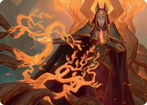 Carte artistique Dévoué abzan (10/54) [Tarkir : Série artistique Tempête draconique]