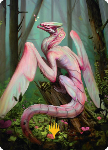 Carta de Arte de la Regente Florvil (46/54) (Estampado Dorado) [Tarkir: Serie de Arte Dragonstorm]
