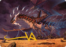 Neriv, Cœur de la tempête Carte d'art (25/54) (Signature estampée or) [Tarkir : Série d'art Dragonstorm]