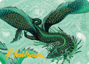 Teval, arbitre de vertu carte illustrée (38/54) (Signature estampée or) [Série illustrée Tarkir : Tempête draconique]
