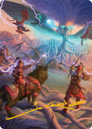 Carte d'art Assaut général (50/54) (Signature estampée or) [Série d'art Tarkir : Dragonstorm]