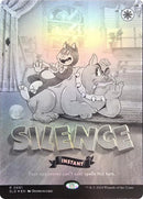 Silence (0881) (Feuille métallique noire et blanche) [Série de cartes promos Secret Lair]