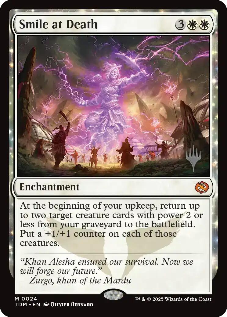 Sourire à la mort (Pack promo) [Tarkir : Promos Dragonstorm]
