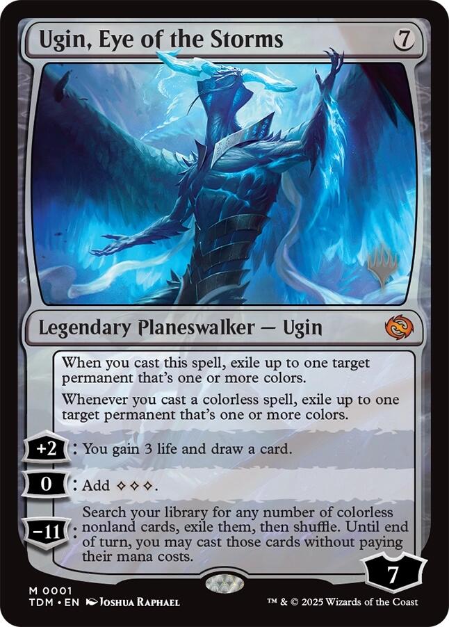 Ugin, Œil des tempêtes (Booster promo) [Promos Tarkir : Dragonstorm]