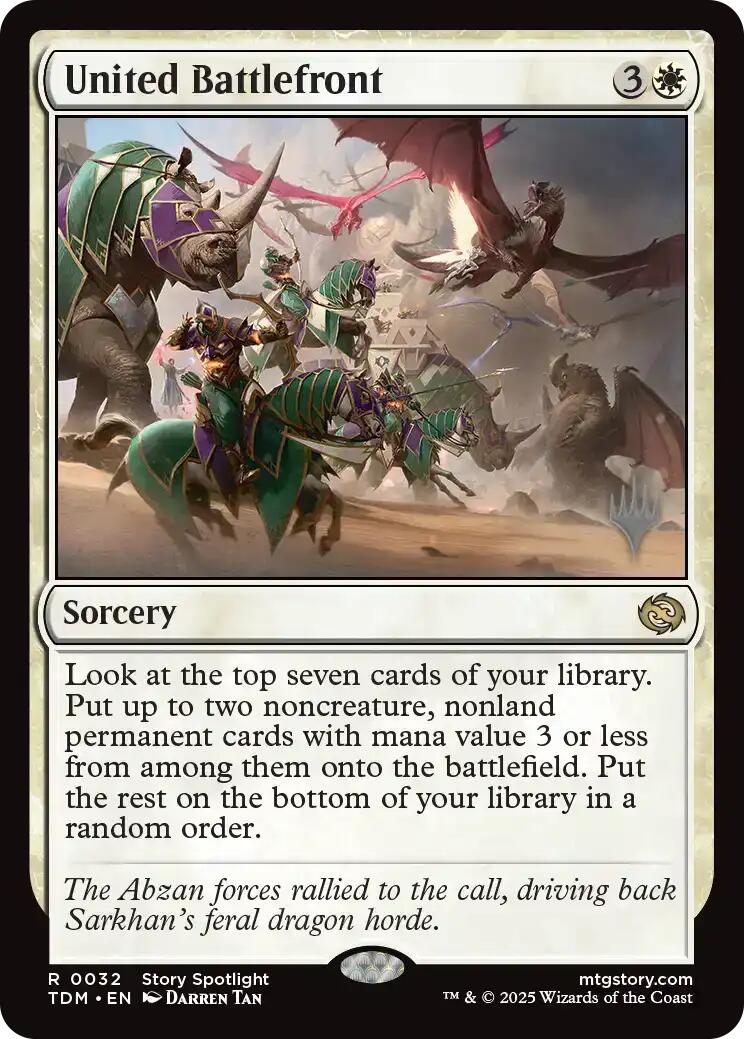 Front uni (Pack promo) [Tarkir: Promos Tempête de dragons]