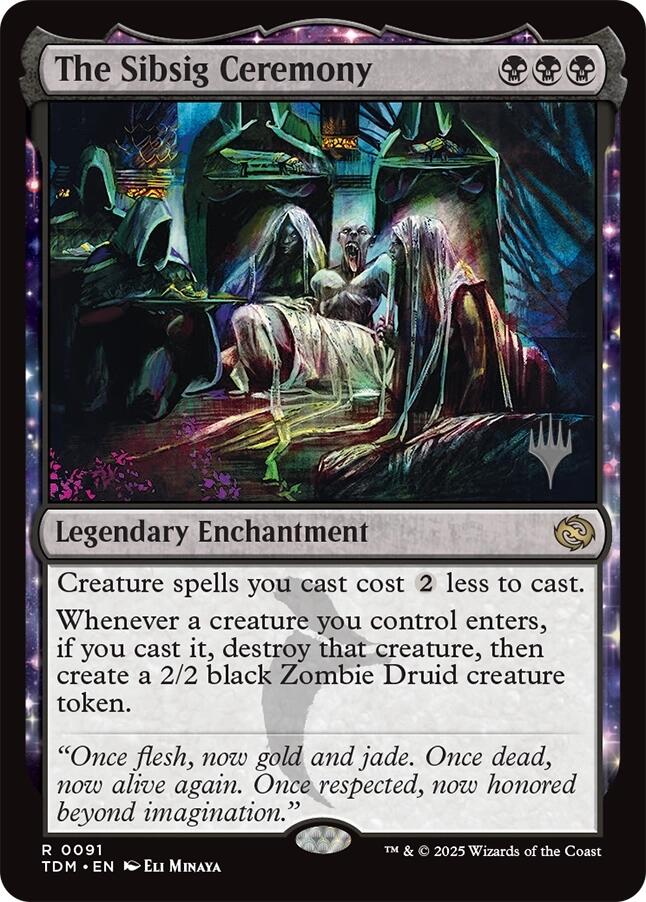 Cérémonie de Sibsig (Lot promotionnel) [Tarkir: Dragonstorm Promos]