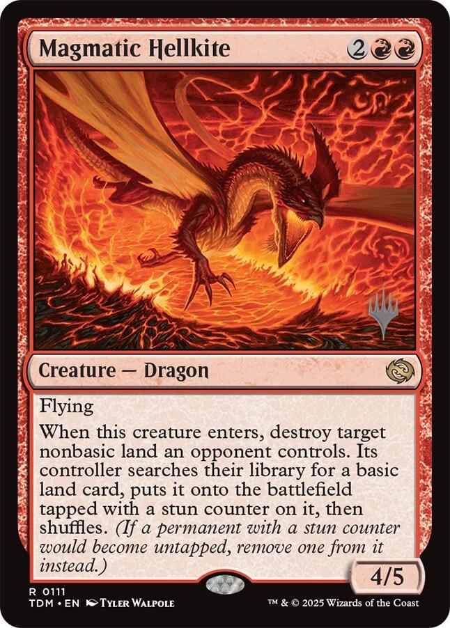 Héllkite magmatique (Pack promo) [Tarkir: Promos Tempête draconique]