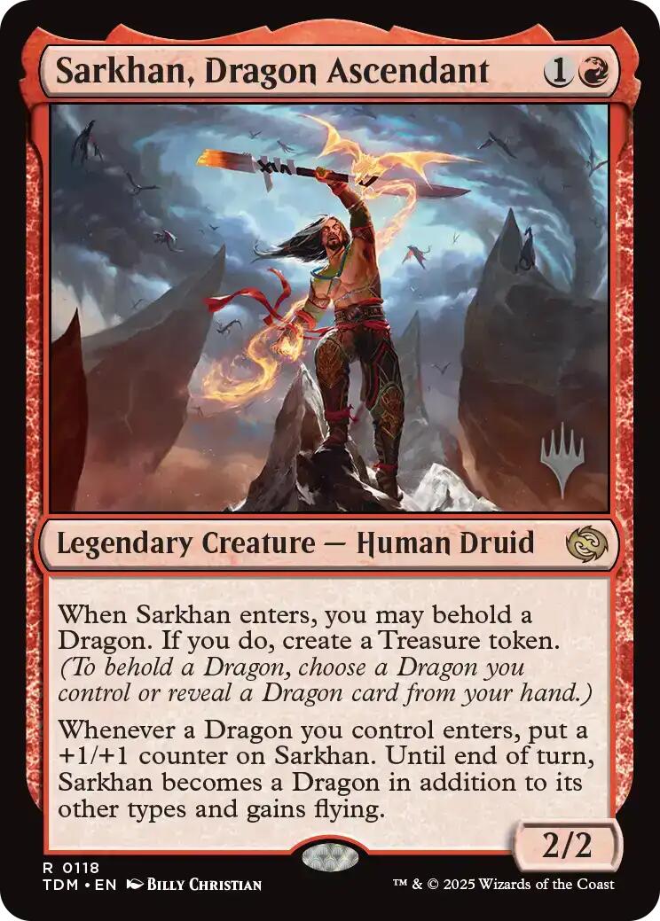 Sarkhan, ascension draconique [Tarkir : promos Dracorage]