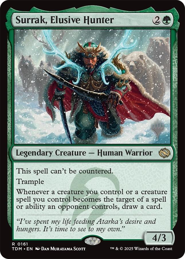 Surrak, chasseur insaisissable (Promo Pack) [Tarkir : Promos Dragonstorm]