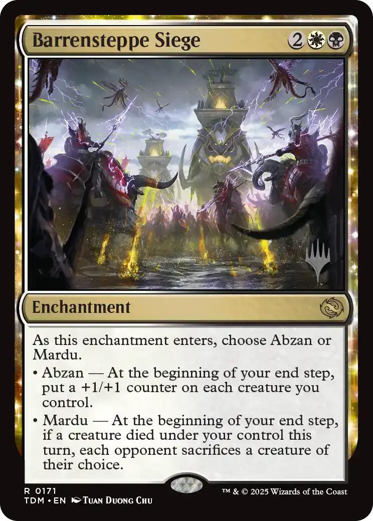 Siège de la steppe aride (Pack promo) [Tarkir : promos Dragonstorm]